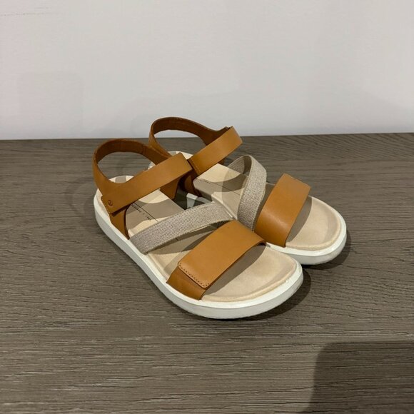 ECCO Women's Brown Flowt Sandal - Size 8 (38) - Picture 3 of 10